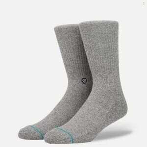 NWT - Stance Crew Socks - 3 Pairs  - Gray - Medium